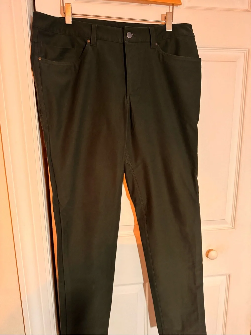 Lululemon Men's Olive Green Canvas Pants, NEVER WORN - Picture 5 of 14